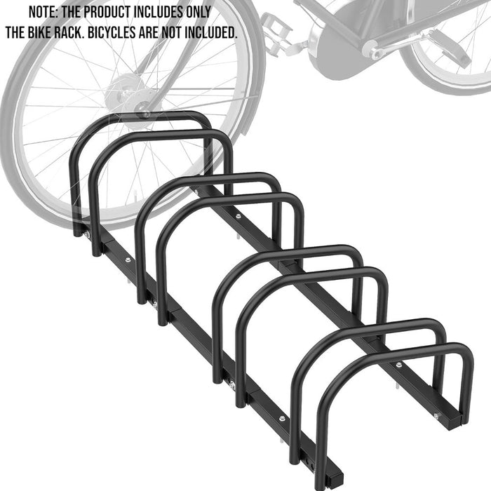 4 Bike Rack Floor Parking Stand Bicycle Storage Organizer