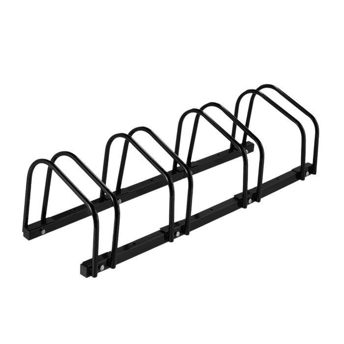 4 Bike Rack Floor Parking Stand Bicycle Storage Organizer