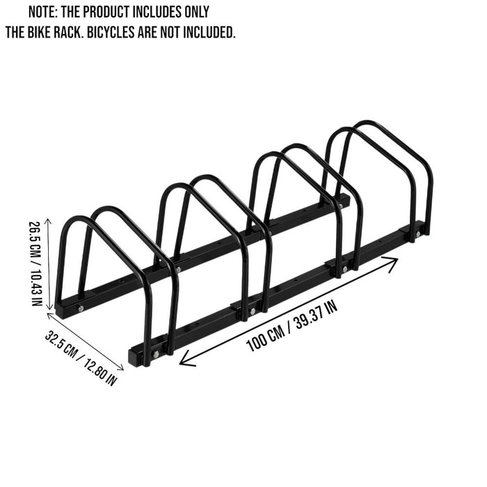 4 Bike Rack Floor Parking Stand Bicycle Storage Organizer