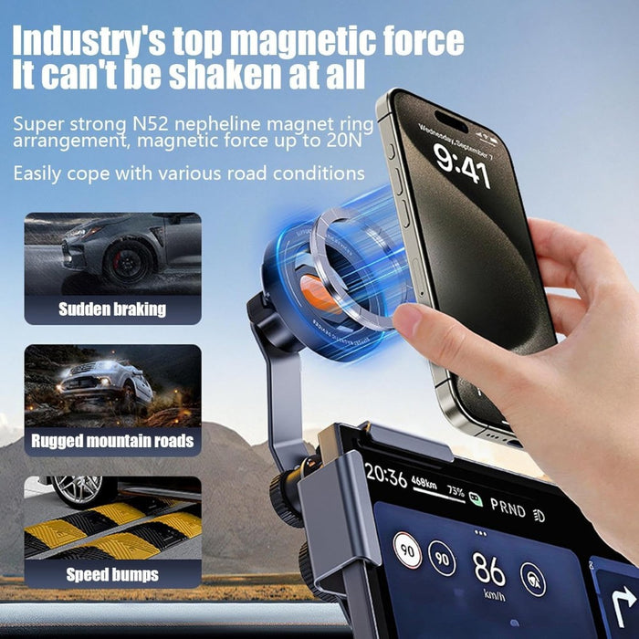 Universal MagSafe Phone Holder for Tesla BYD & Car Display Screen