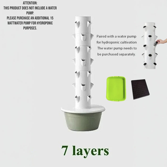 Vertical Soilless Hydroponic Tower Planter