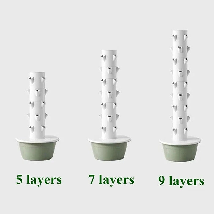 Vertical Soilless Hydroponic Tower Planter