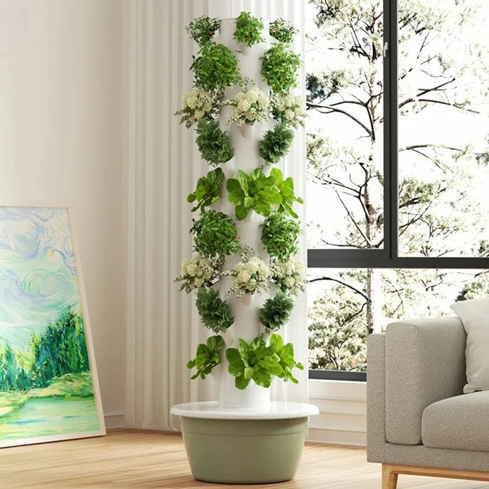 Vertical Soilless Hydroponic Tower Planter
