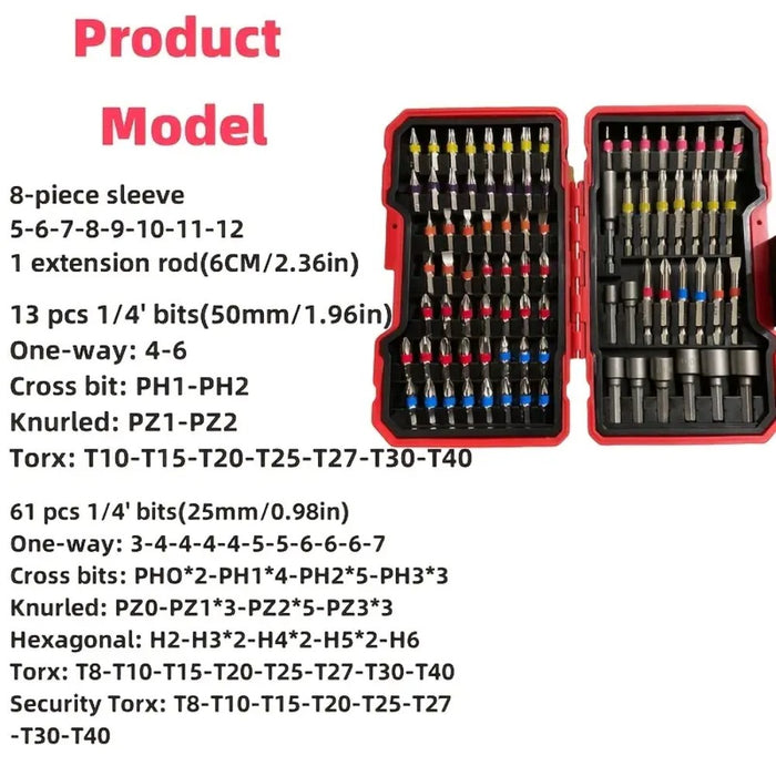 Metric Hex Bit Set- 83Piece