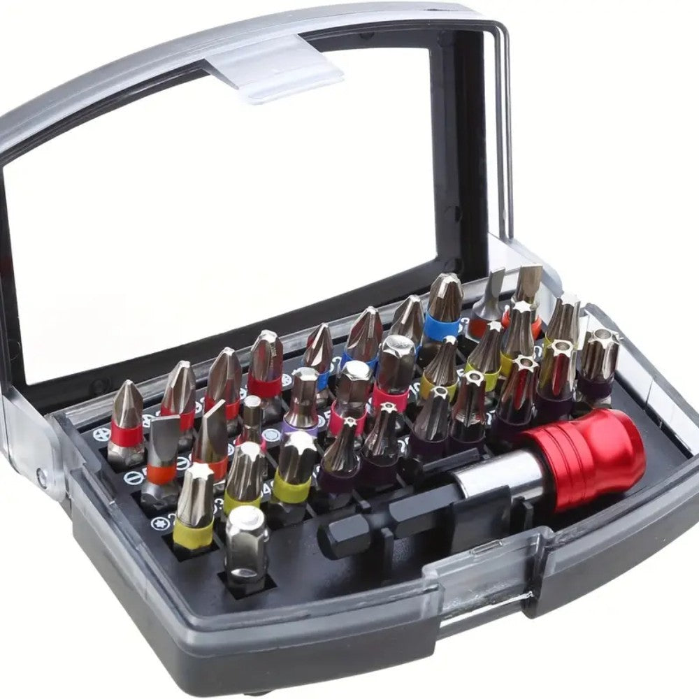 S2 Steel Color Coded Screwdriver Bit Set-32Piece — Off The Back