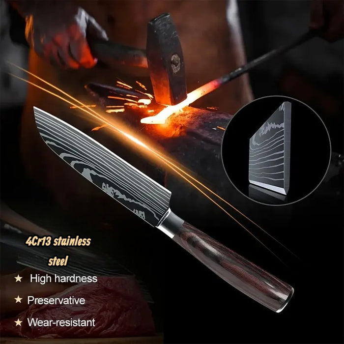 Kitchen Chef Knife Set-6 Piece