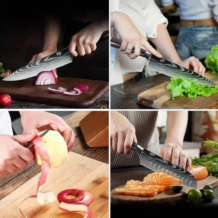 Kitchen Chef Knife Set-6 Piece