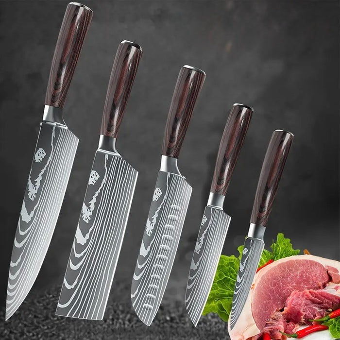 Kitchen Chef Knife Set-6 Piece