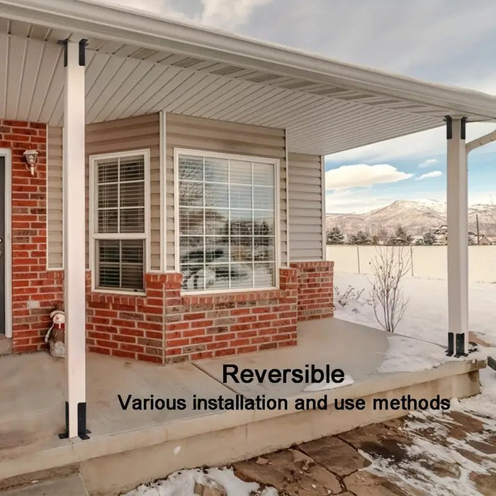 Post Anchor Brackets for Wood Fence Posts-8 Pack