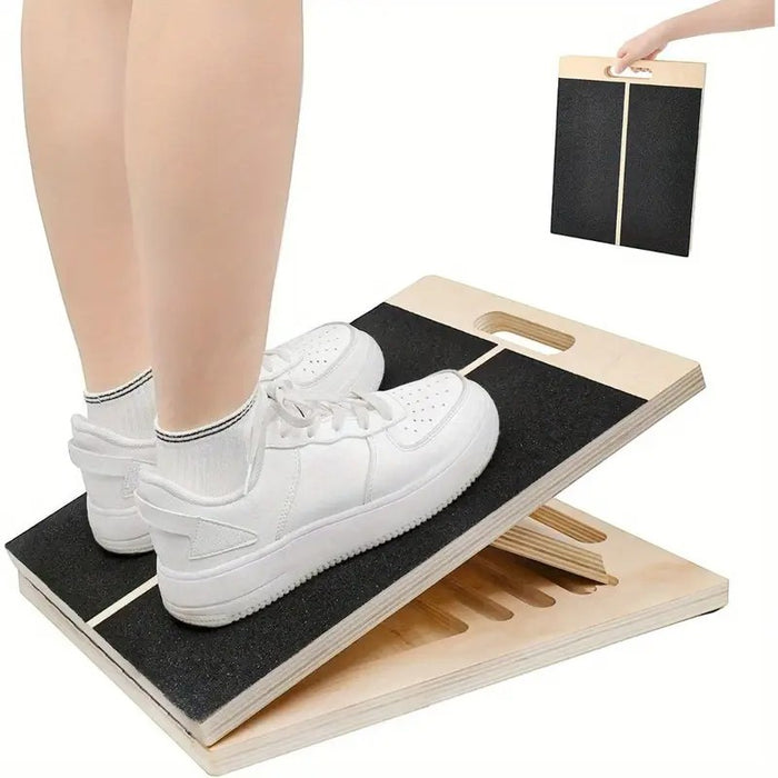Adjustable Wooden Slant Board for Calf Stretching