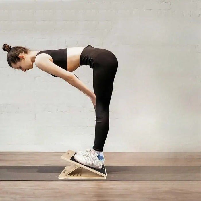 Adjustable Wooden Slant Board for Calf Stretching