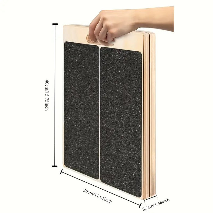 Adjustable Wooden Slant Board for Calf Stretching