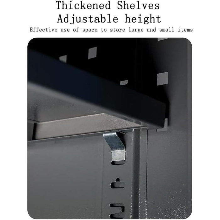 Tool Storage Cabinet with Pegboard And Drawer