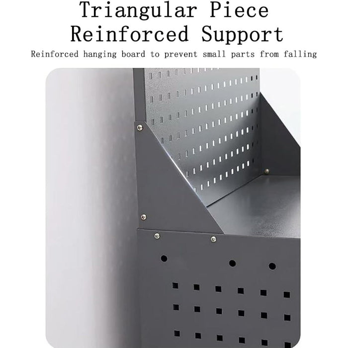 Tool Storage Cabinet with Pegboard And Drawer