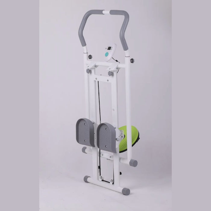 Foldable Climbing Stepper with Waist Twister