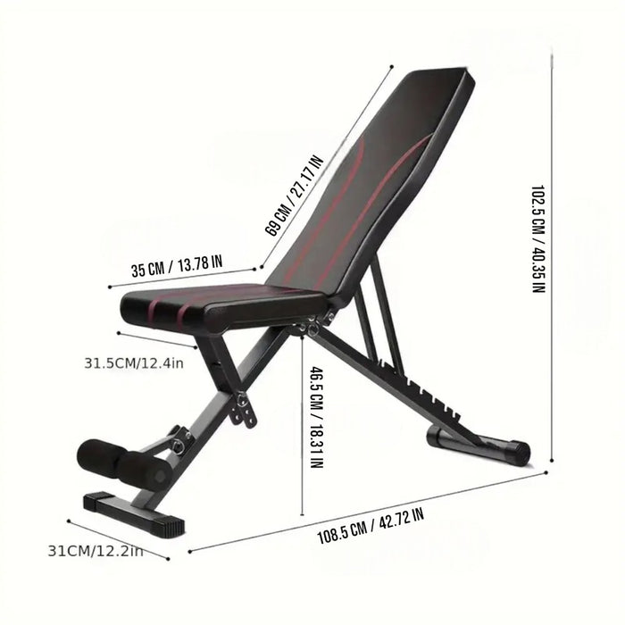 Adjustable Weight Bench for Full Body Workout