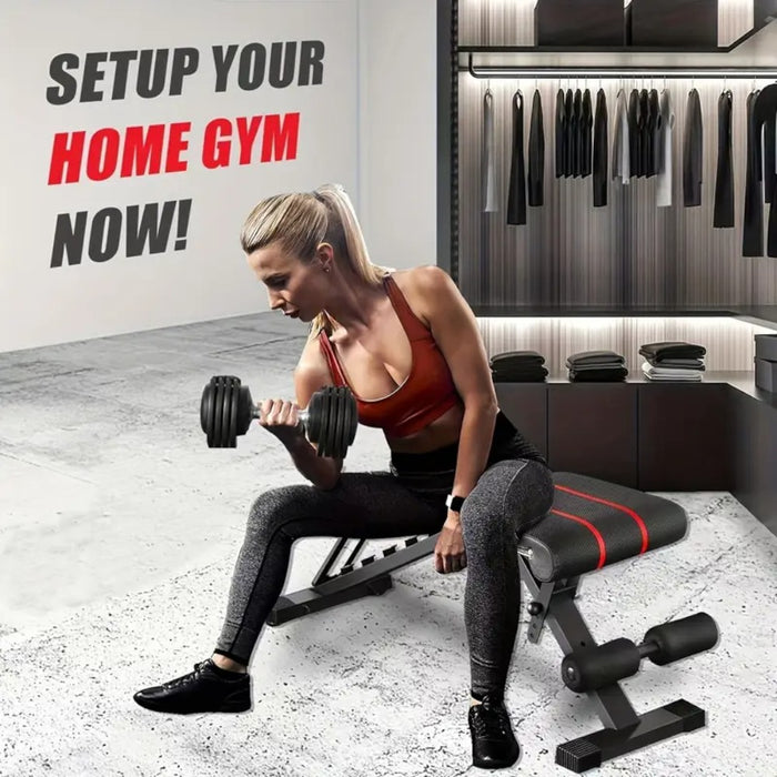 Adjustable Weight Bench for Full Body Workout