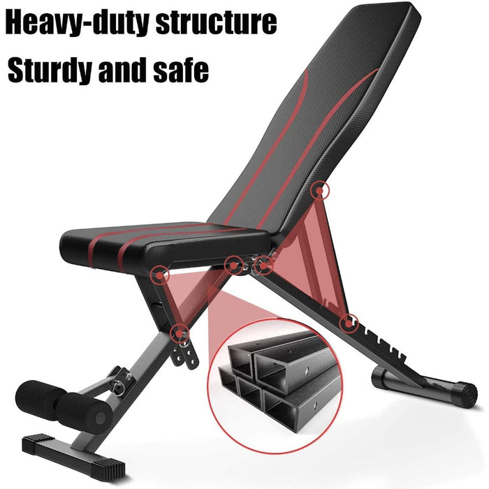 Adjustable Weight Bench for Full Body Workout