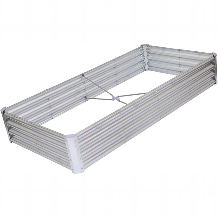 Rectangular Galvanized Raised Garden Bed Kit