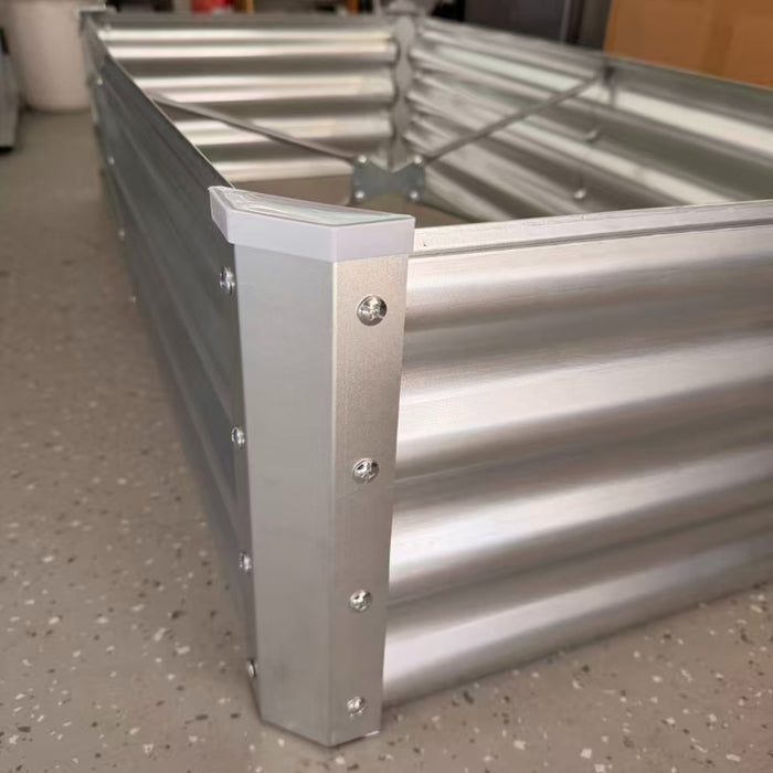 Rectangular Galvanized Raised Garden Bed Kit