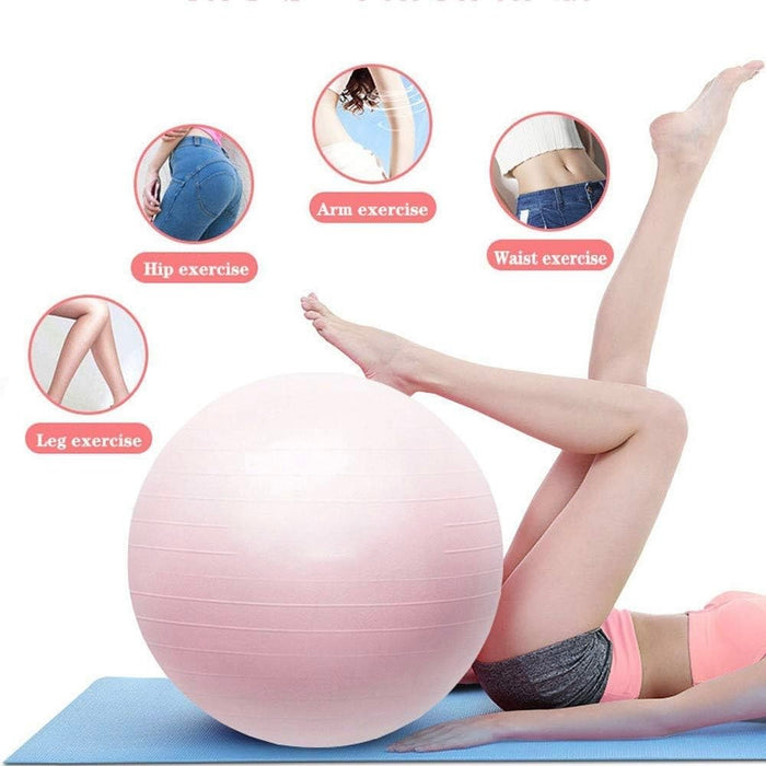 Yoga Ball Thick Anti Burst Exercise Ball - 65cm