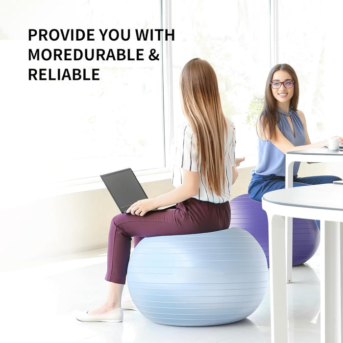 Yoga Ball Thick Anti Burst Exercise Ball - 65cm