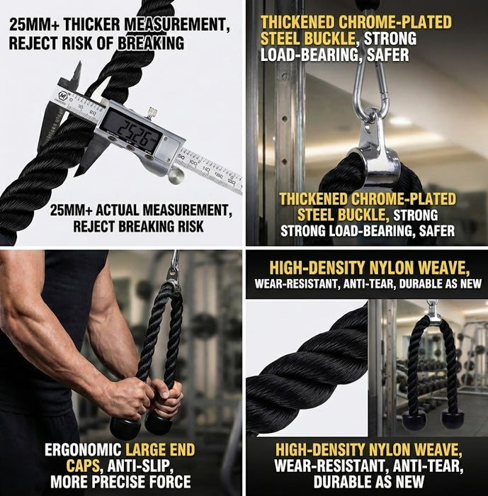 Heavy Duty Tricep Rope - 70cm