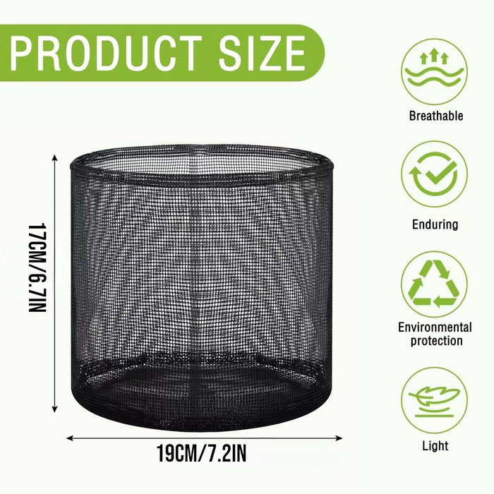 Aquatic Plant Mesh Bags Breathable Round Pond Baskets-4 Pack
