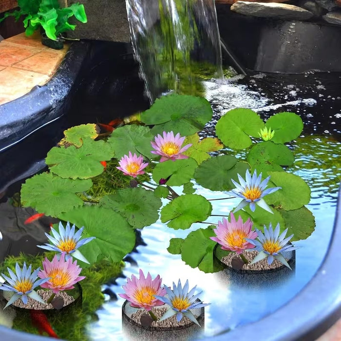 Aquatic Plant Mesh Bags Breathable Round Pond Baskets-4 Pack