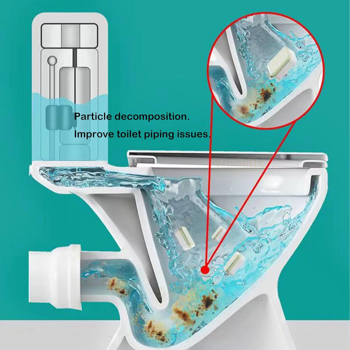 Toilet Cleaning Effervescent Tablets Stain Deodorizer- 24Pcs