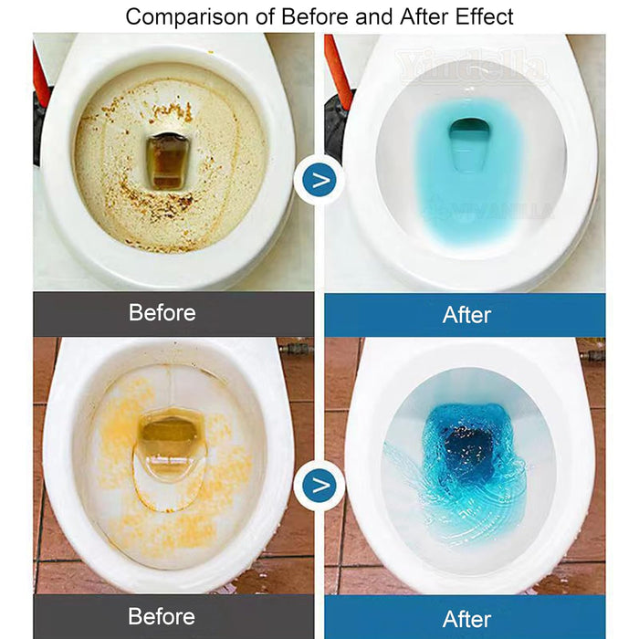 Toilet Cleaning Effervescent Tablets Stain Deodorizer- 24Pcs