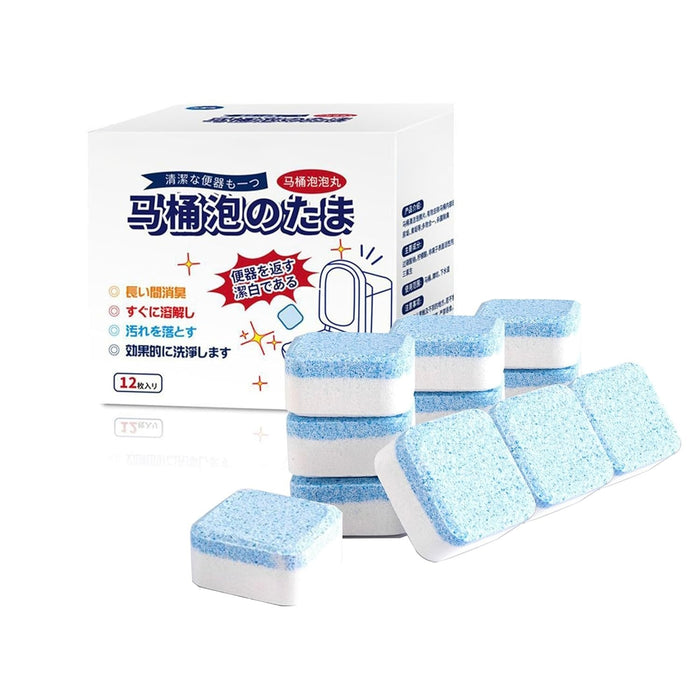 Toilet Cleaning Effervescent Tablets Stain Deodorizer- 24Pcs