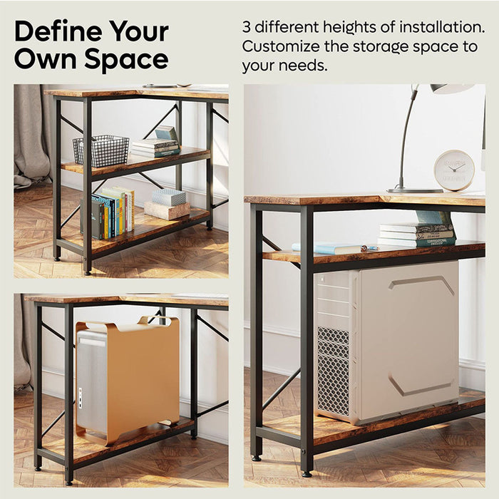Corner Computer Desk Home Office Workstation- 120cm