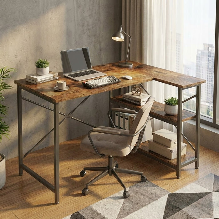 Corner Computer Desk Home Office Workstation- 120cm