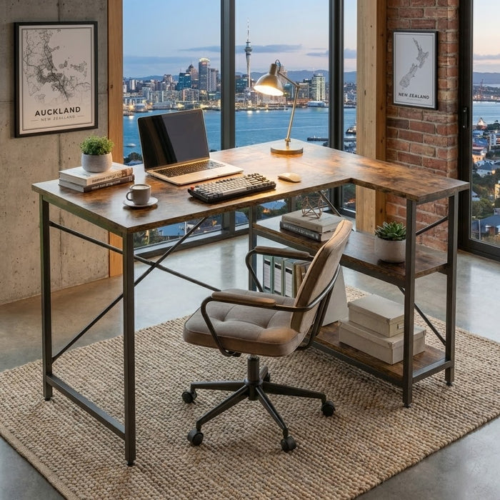 Corner Computer Desk Home Office Workstation- 120cm