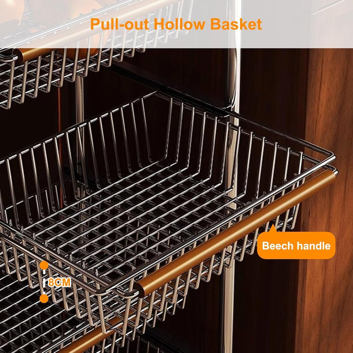 5 Tier Kitchen Craft Storage Cart Multi-Purpose Rolling Organizer