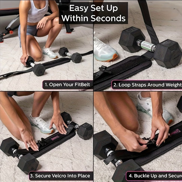 Glute Bridge Training Dumbbell Hip Belt