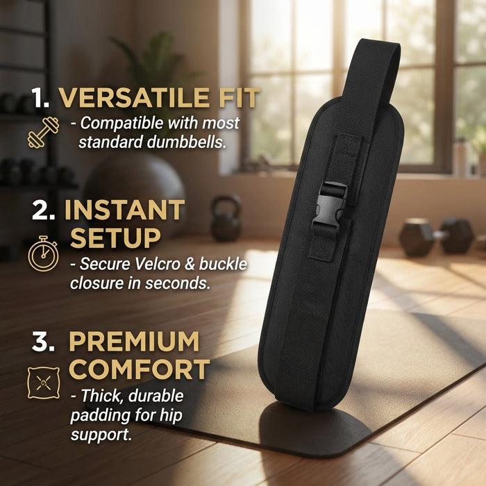 Glute Bridge Training Dumbbell Hip Belt