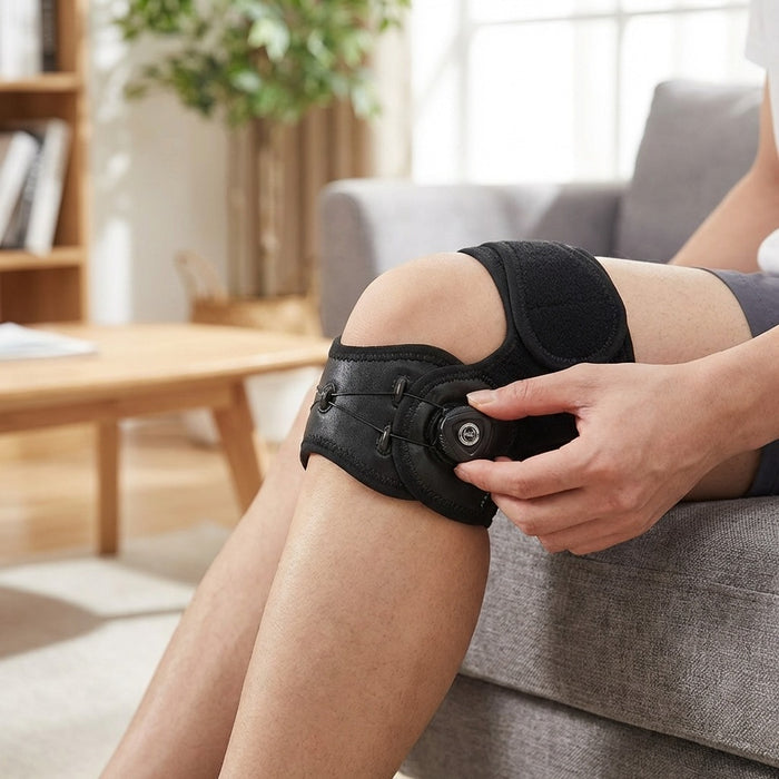 Knee Brace with Rotating Knob