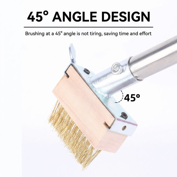 Multi-Section Stainless Steel Crevice Weeding Brush