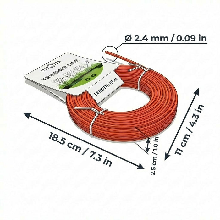 Square Nylon Trimmer Line