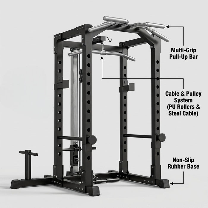 Multi functional Home Power Cage Squat Rack
