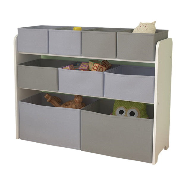 Kids Toy Storage with Fabric Bins