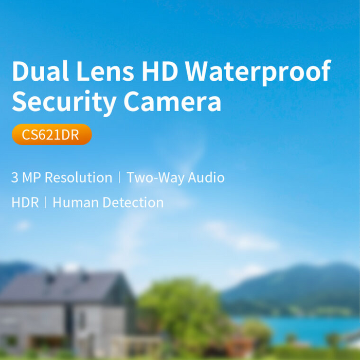 Outdoor WiFi Dual-Lens Security Camera