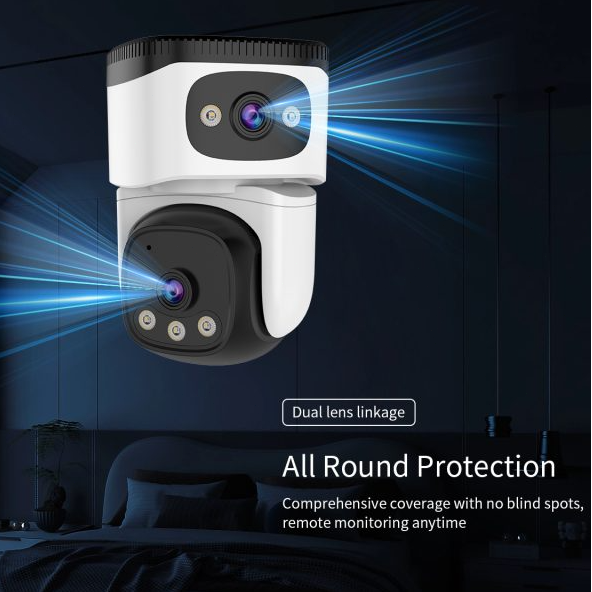 WiFi Dual Lens Security Camera with Colour Night Vision