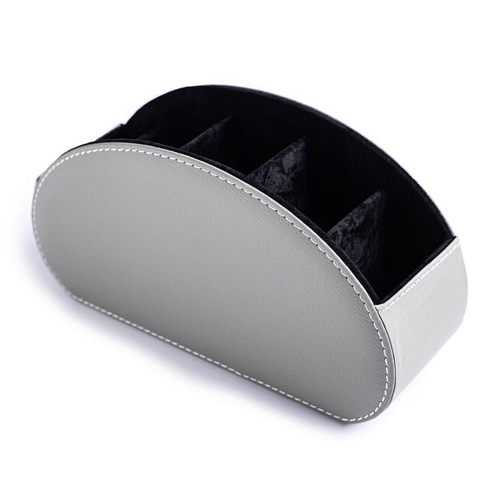 Compartment organizer with black interior on a white background