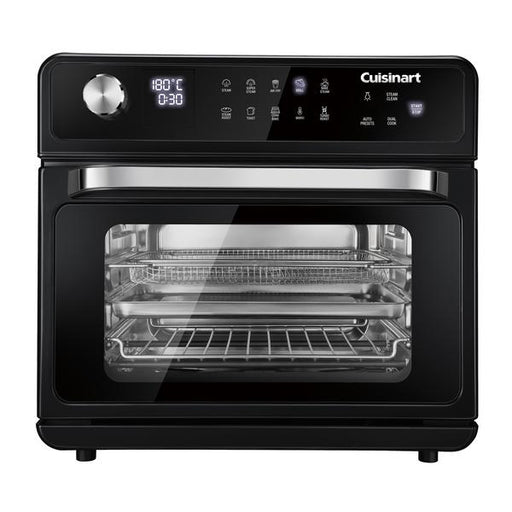 Cuisinart oven with digital display on a white background