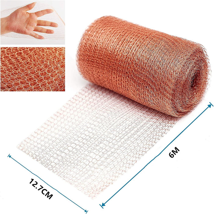 6m Fine Wire Mesh Roll Pure Copper Mesh Rodent Pest Control