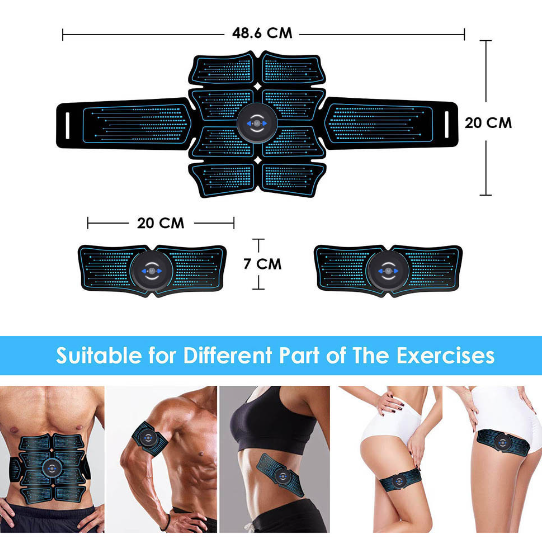 EMS Toner Massager with 14PCS EMS Toner Massager Pads