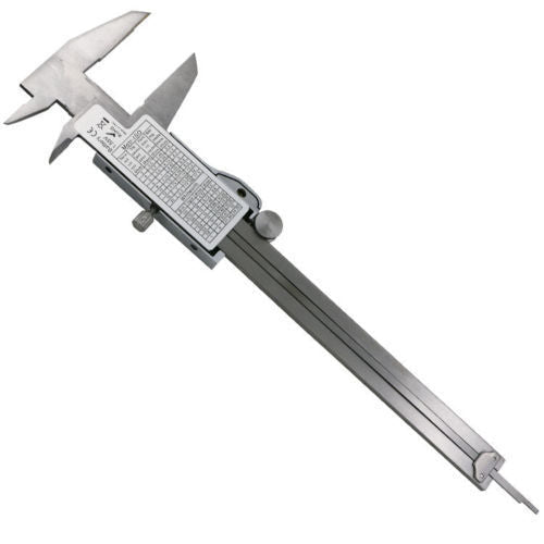 Digital caliper on a white background